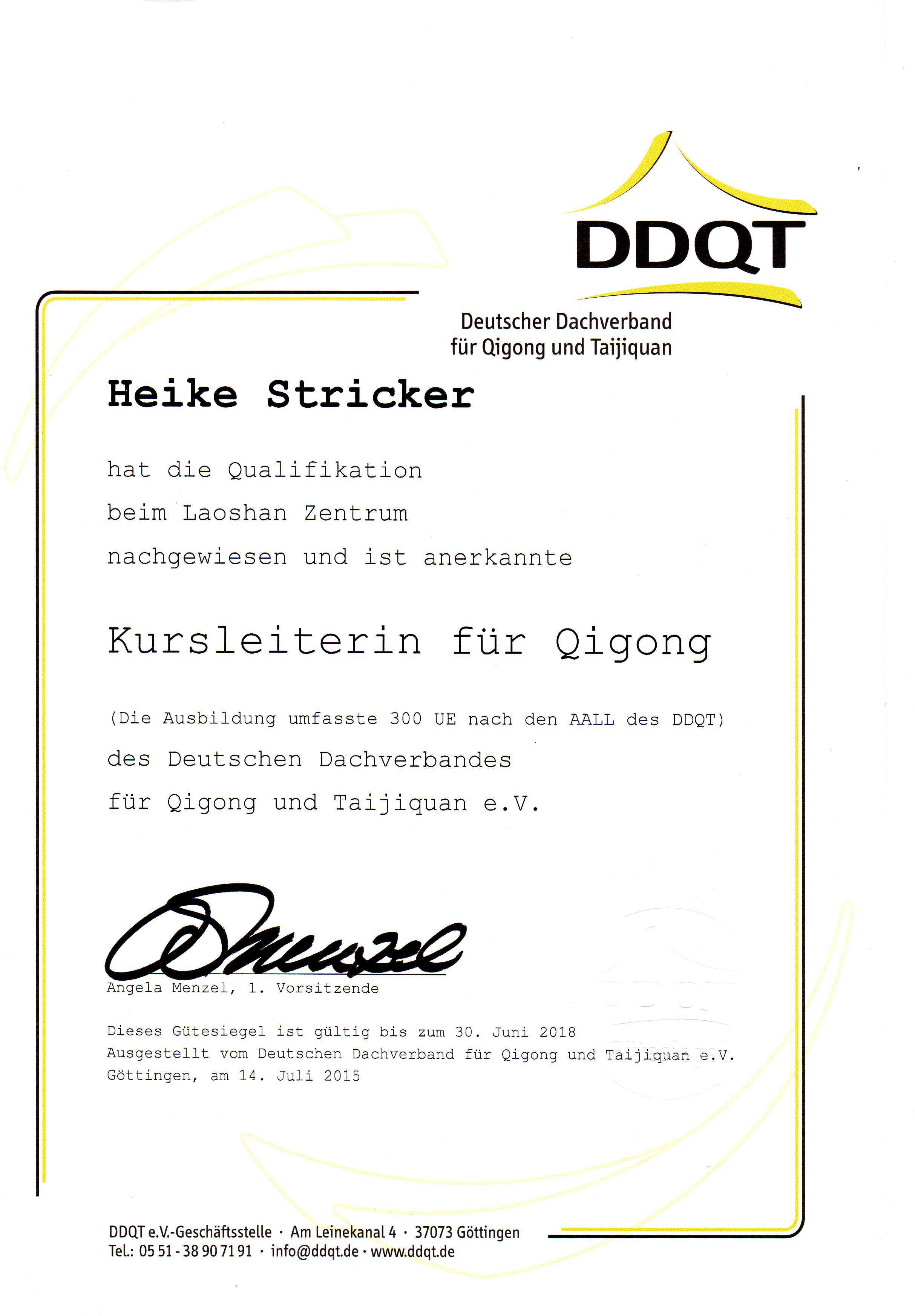 DDQT Gütesiegel