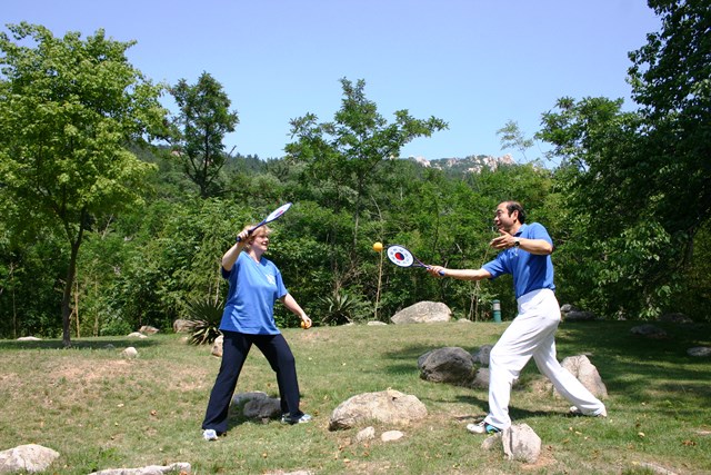 Spiel zu Zweit im LaoShan-Zentrum, QingDao - China